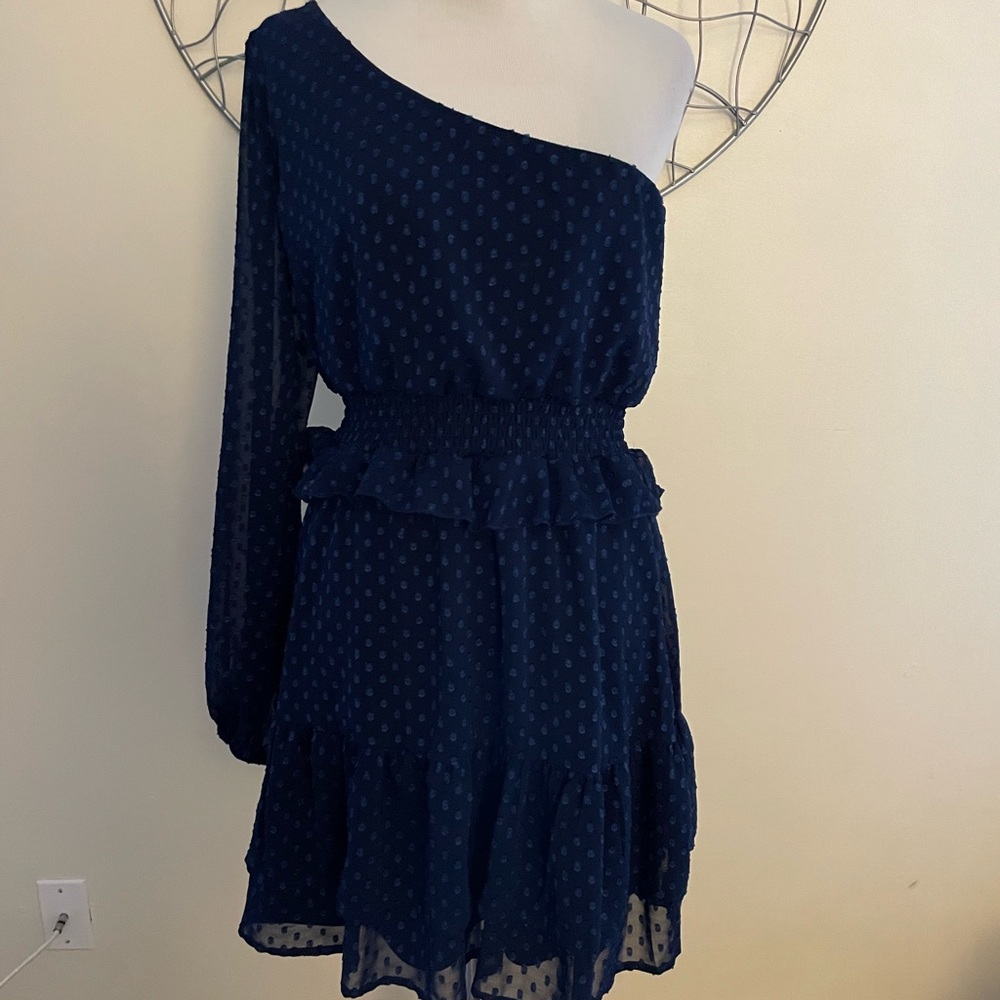 Fun flirty one shoulder dress